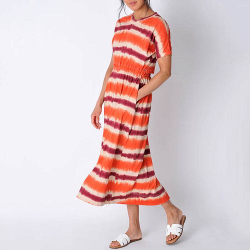 Orange Paynter Cotton Dress - Burgs - Modalova