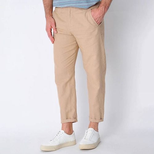 Beige Treal Pull On Trousers - Burgs - Modalova