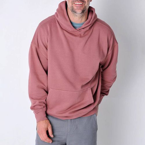 Rust Berwick Oversized Cotton Hoodie - Burgs - Modalova