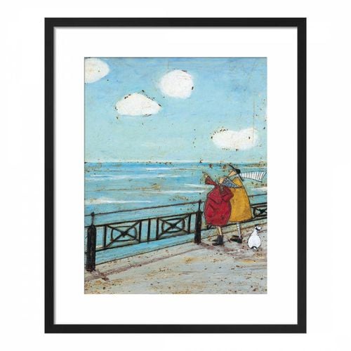 Her Favourite Cloud 30x40cm Framed Print - Sam Toft - Modalova