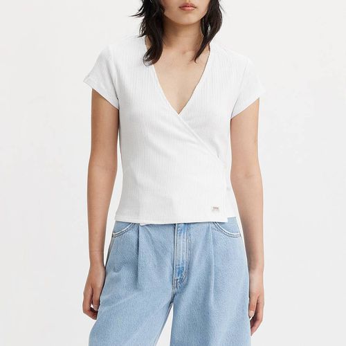 Pointelle Wrap Cotton Blend Top - Levi's - Modalova