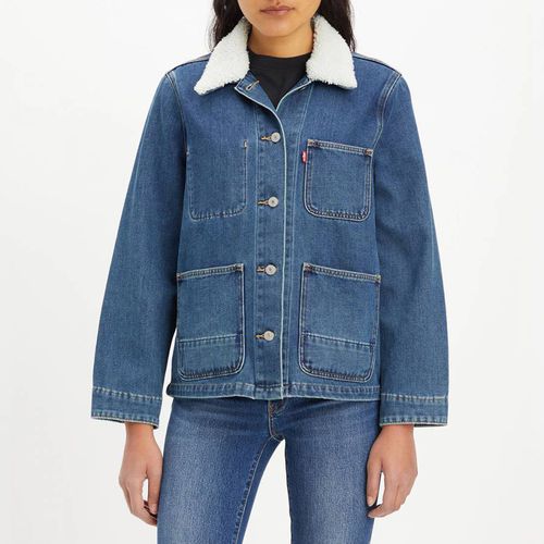 Blue Borg Denim Coat - Levi's - Modalova