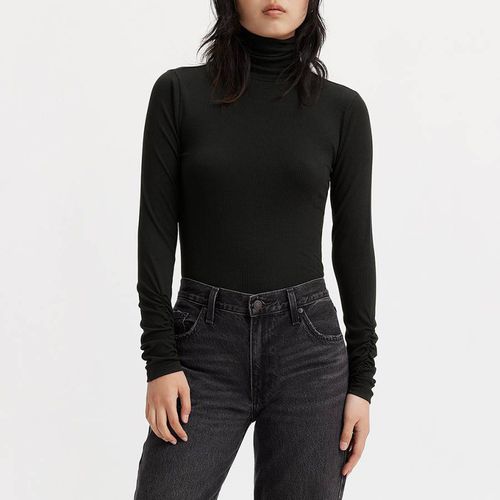 Black Ruched Turtleneck Top - Levi's - Modalova