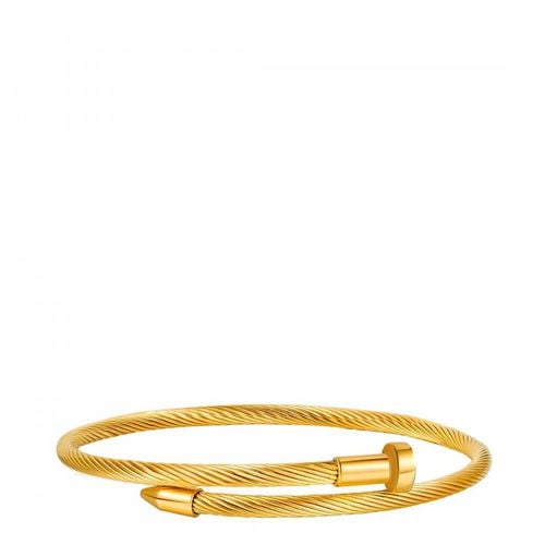 K Gold Carved Bangle - Stephen Oliver - Modalova