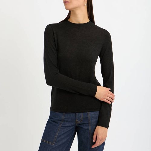 Dark Wool & Cashmere Blend Seamless Sweater - Vince - Modalova