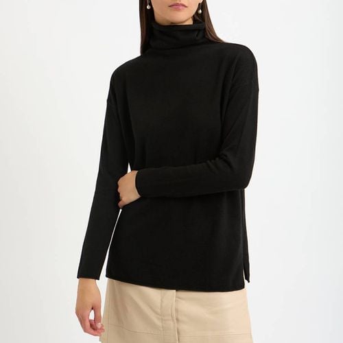 Black Wool Blend Turtleneck Tunic - Vince - Modalova