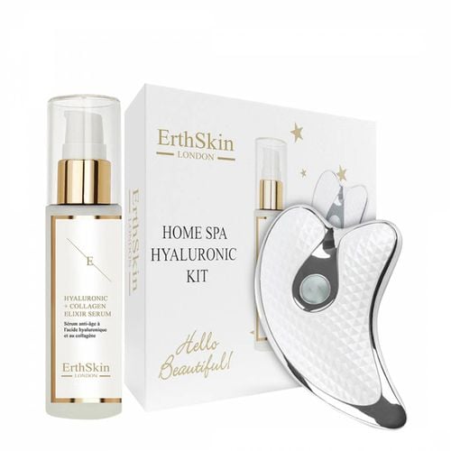 Home Spa Hyaluronic Kit ( Sonic Guasha + H Serum) - ERTH SKIN - Modalova