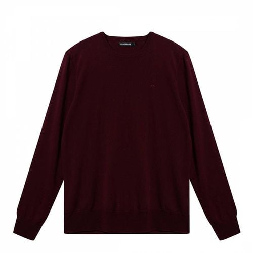 Burgundy Lyle Wool Sweatshirt - J.Lindeberg - Modalova