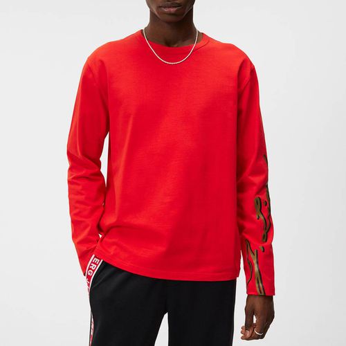 Red Camilo Cotton T-Shirt - J.Lindeberg - Modalova