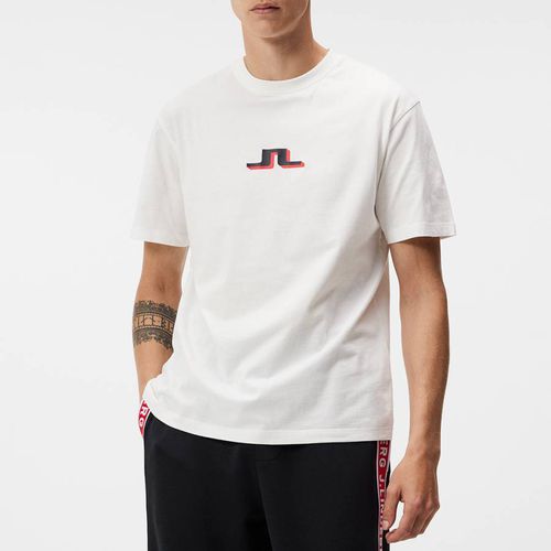 White Darcy Cotton Logo T-Shirt - J.Lindeberg - Modalova