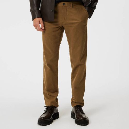 Beige Chaze Flannel Twill Trousers - J.Lindeberg - Modalova