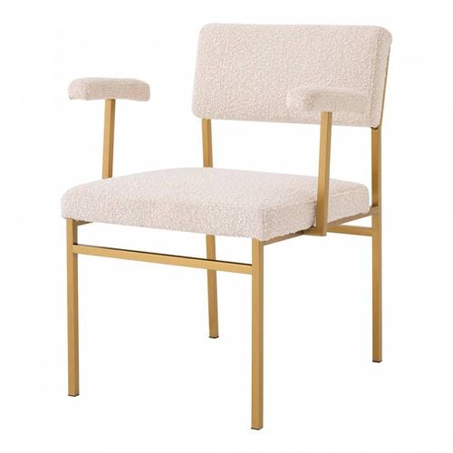 Dunmore Chair Boucle & Brass - Eichholtz - Modalova