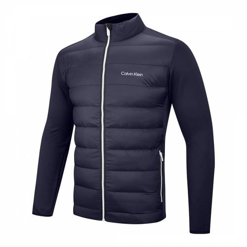 White Calvin Klein Quilted Jacket - Calvin Klein Golf - Modalova