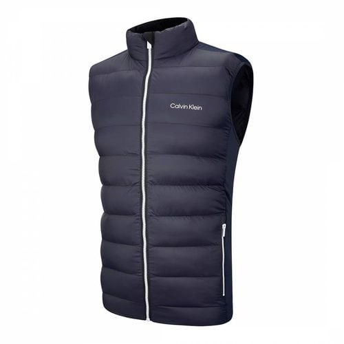 White Calvin Klein Quilted Gilet - Calvin Klein Golf - Modalova