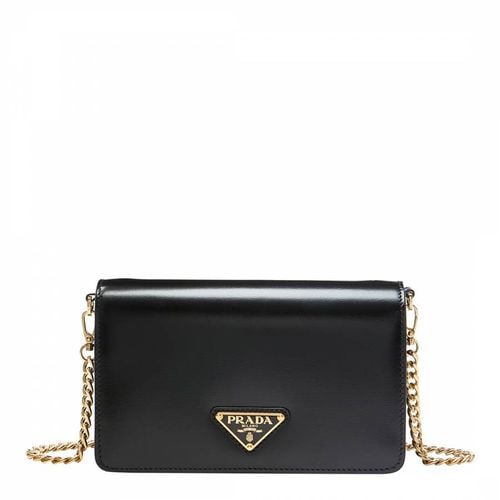 Black Saffiano Leather Shoulder Bag - Prada - Modalova