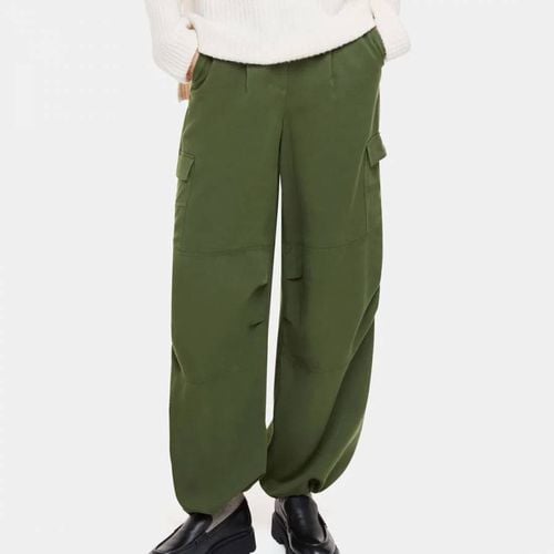 Khaki Grace Luxe Cargo Trousers - WHISTLES - Modalova