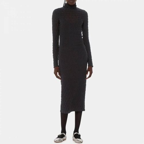 Black Textured Long Sleeve Dress - WHISTLES - Modalova