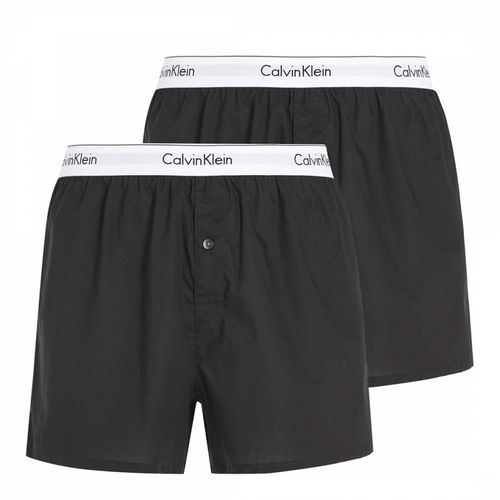 Black Boxer Slim 2 Pack - Calvin Klein - Modalova