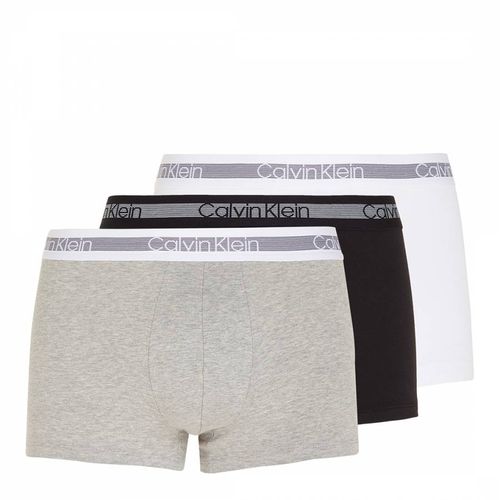 Grey Heather/Black/White Trunk 3 Pack - Calvin Klein - Modalova