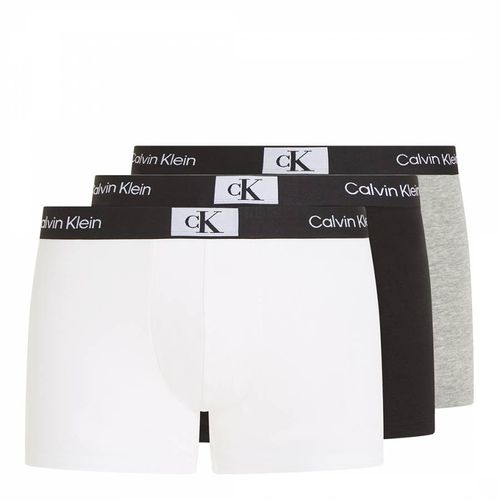 Black White Grey Heather Trunk 3 Pack - Calvin Klein - Modalova