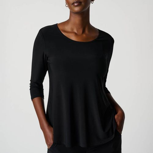 Black Scoop Long Top - Joseph Ribkoff - Modalova