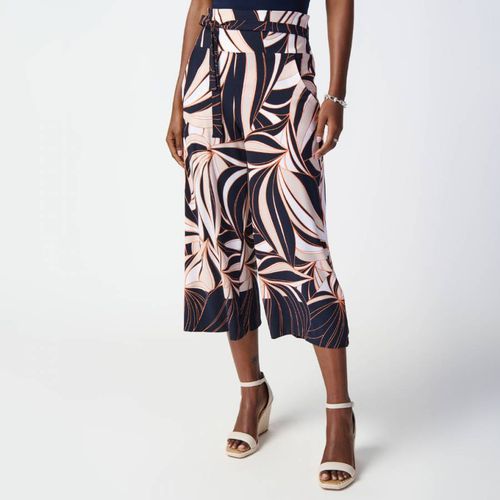 Multi Printed Cropped Trousers - Joseph Ribkoff - Modalova