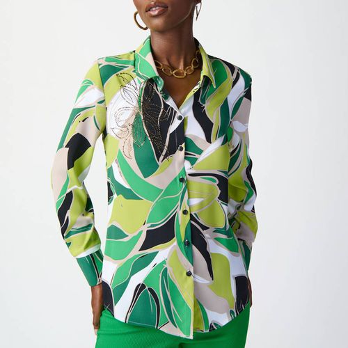 Green Floral Blouse - Joseph Ribkoff - Modalova