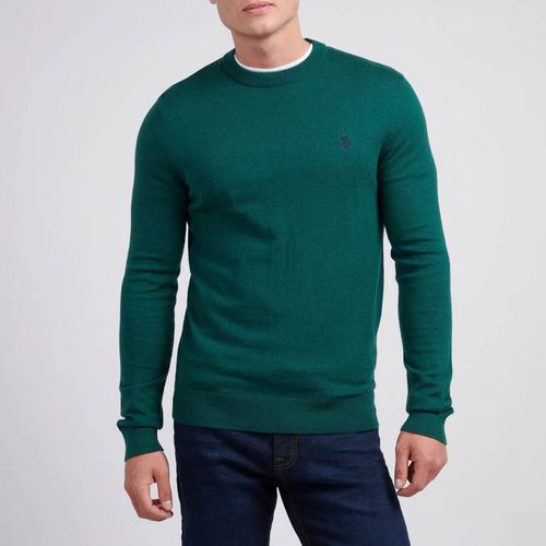 Dark Lightweight Cotton Blend Jumper - U.S. Polo Assn. - Modalova