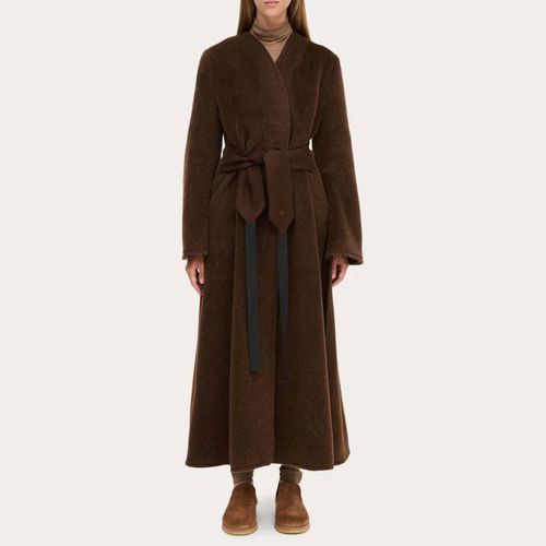 Coffee Ponzana Wool Coat - By Malene Birger - Modalova