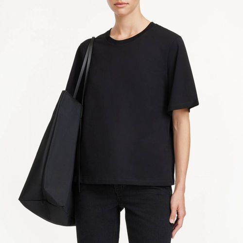 Black Cotton Hedil T-shirt - By Malene Birger - Modalova