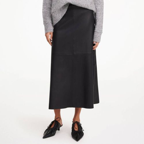 Black Simoas Leather Skirt - By Malene Birger - Modalova