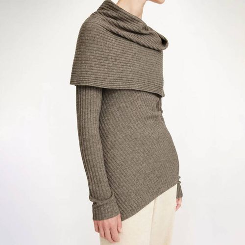 Grey Wool Blend Janeli Top - By Malene Birger - Modalova