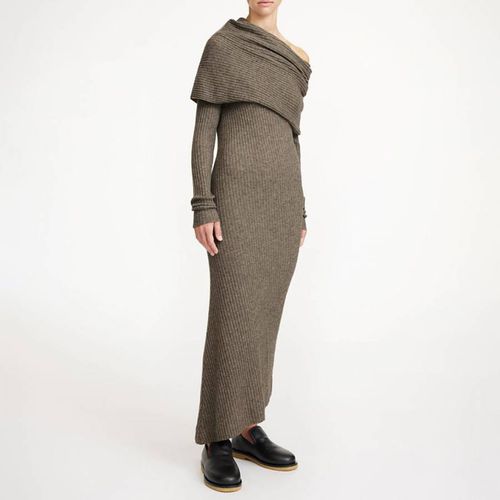 Deep Grey Wool Blend Junea Dress - By Malene Birger - Modalova