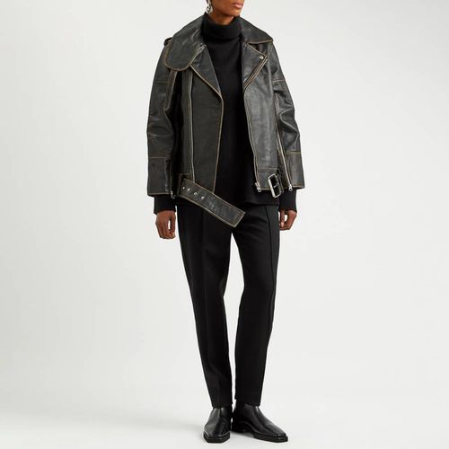 Black Leather Beatrisse jacket - By Malene Birger - Modalova