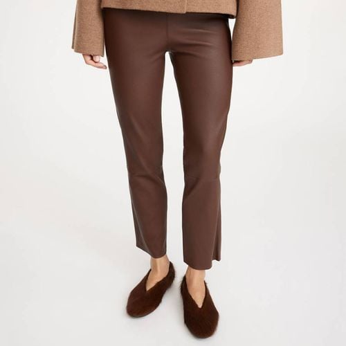 Brown Leather Florentina Trouser - By Malene Birger - Modalova