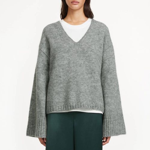 Grey Wool Blend Cimone Jumper - By Malene Birger - Modalova