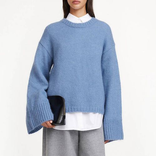 Baby Blue Wool Blend Cierra Jumper - By Malene Birger - Modalova