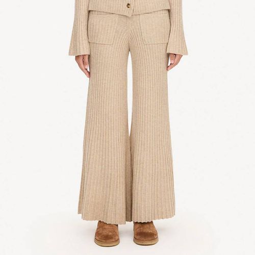 Beige Wool Crissy Trouser - By Malene Birger - Modalova