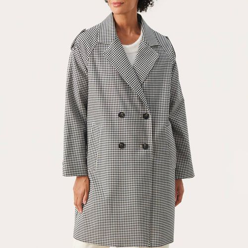 Dark Navy Check Erika Coat - Part Two - Modalova