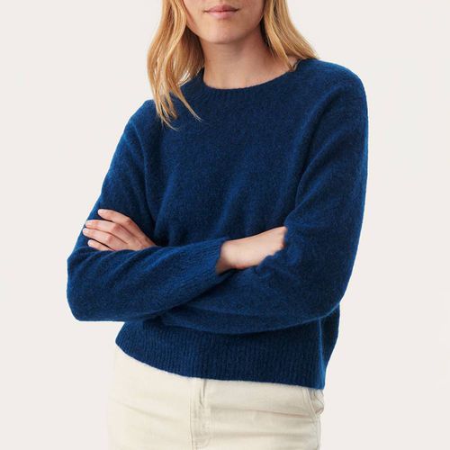 Blue Wool Blend Cila Jumper - Part Two - Modalova