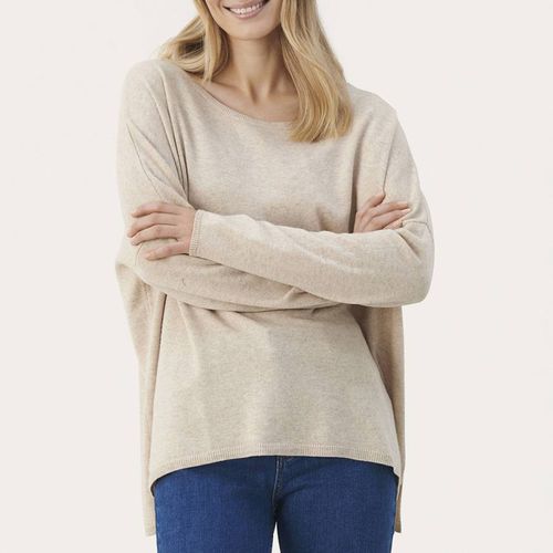 Beige Wool Blend Tila Jumper - Part Two - Modalova