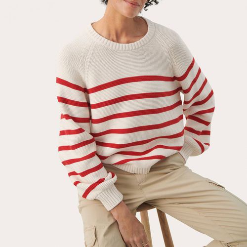 Red/Cream Stripe Saya Jumper - Part Two - Modalova