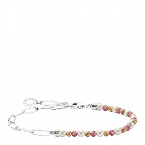 Natural Pink White Charm Club Bracelet - Thomas Sabo - Modalova