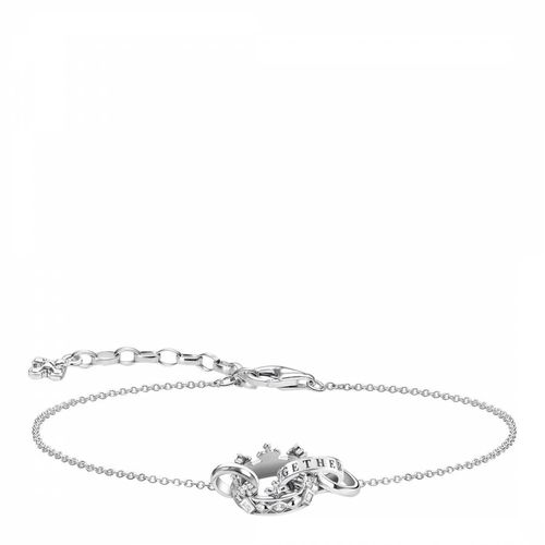 Sterling White Crown Bracelet - Thomas Sabo - Modalova