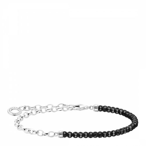 Silver Black Charm Club Bracelet - Thomas Sabo - Modalova