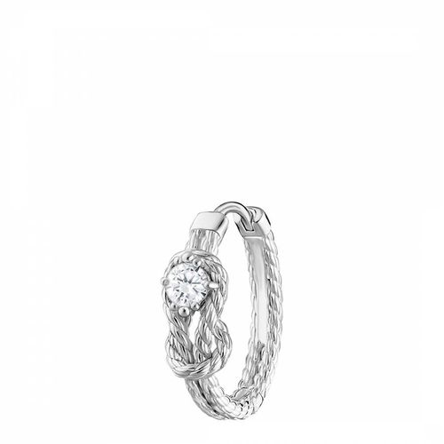 Silver Charm Club Hoop Earring - Thomas Sabo - Modalova