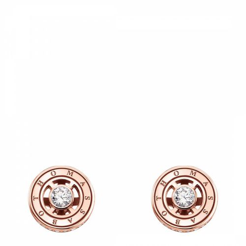 Rose Gold Sterling Silver Studs - Thomas Sabo - Modalova