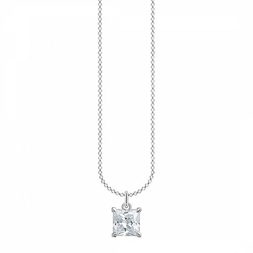 Charming Sterling White Stone Necklace - Thomas Sabo - Modalova