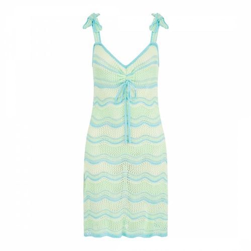 Aqua Lime Page Dress - Pranella - Modalova