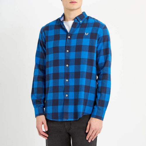 Blue Flannel Check Shirt - Crew Clothing - Modalova